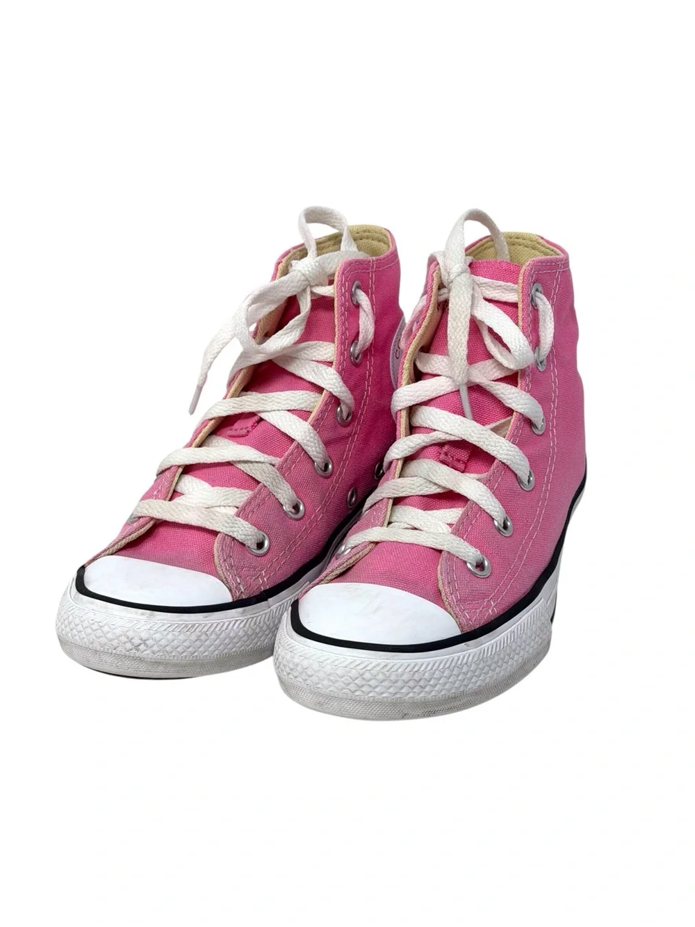 Converse Chuck Taylor High Top Pink Sneakers Youth size US 1/EU 32